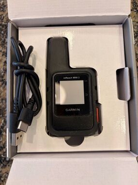 garmin inReach Mini 2 Compact Satellite Communicator in Black with Orange Accent